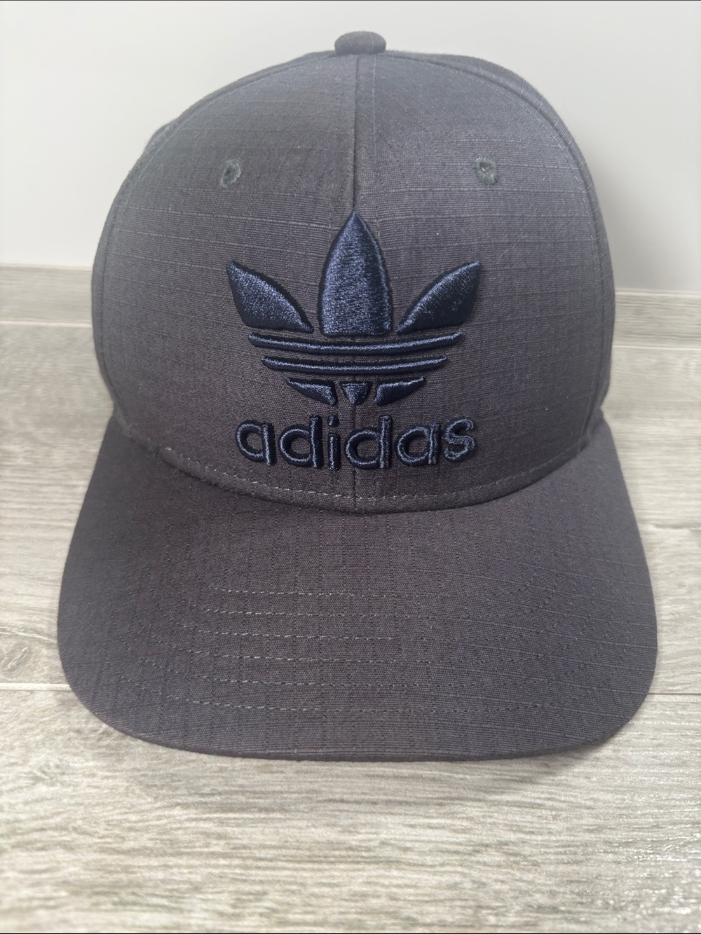 Adidas Originals Trefoil Snapback Hat Dark Navy Blue Baseball Cap Mens OSFM